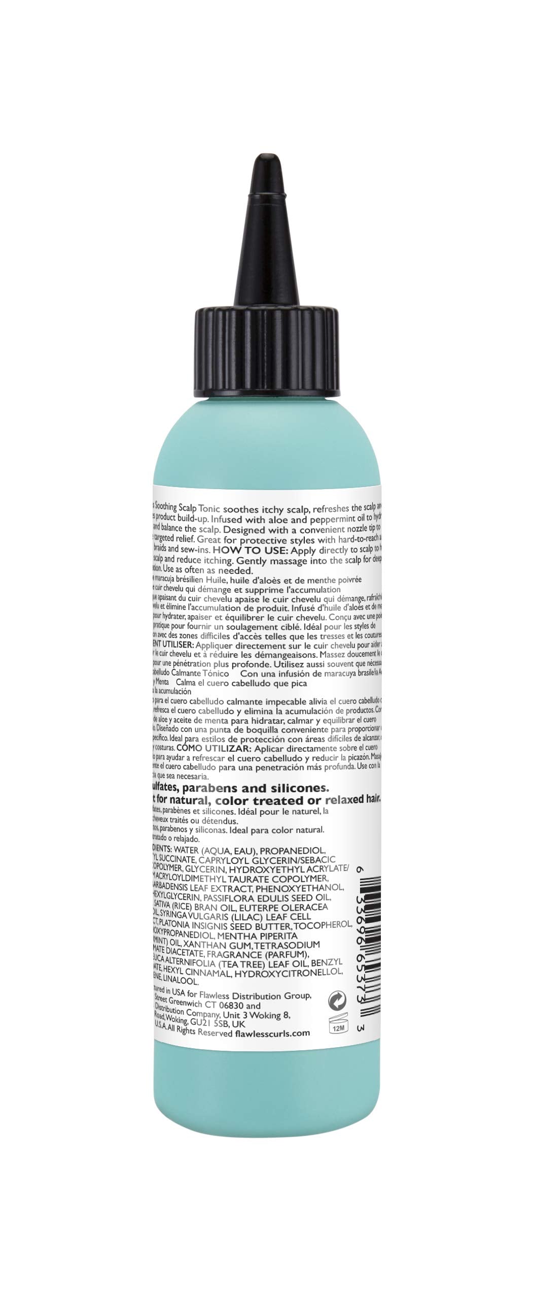 Flawless by Gabrielle Union Scalp Soothing Tonic Hair Treatment 4 OZ Peppermint