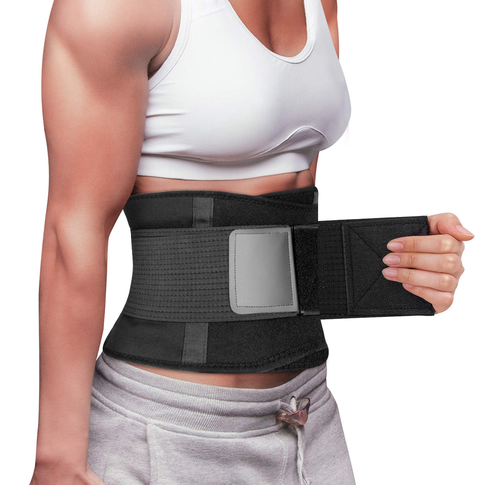 Portzon Waist Trainer Weight Loss Sport Girdle Belt Slimmer Body Shaper XXL