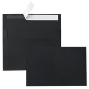 Silunkia Black Blank Greeting Cards 4x6 Heavyweight Flat Cardstock 20 Pack
