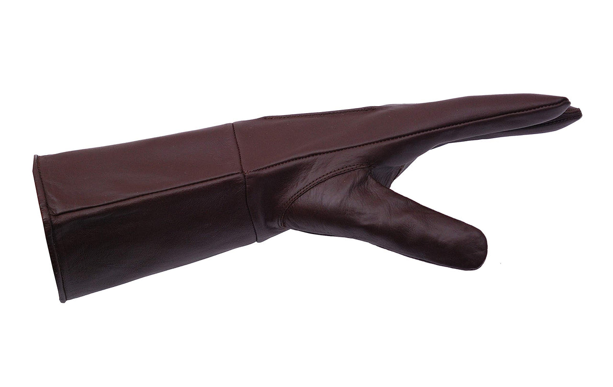 Genuine Leather Gloves, Brown, XX-Large