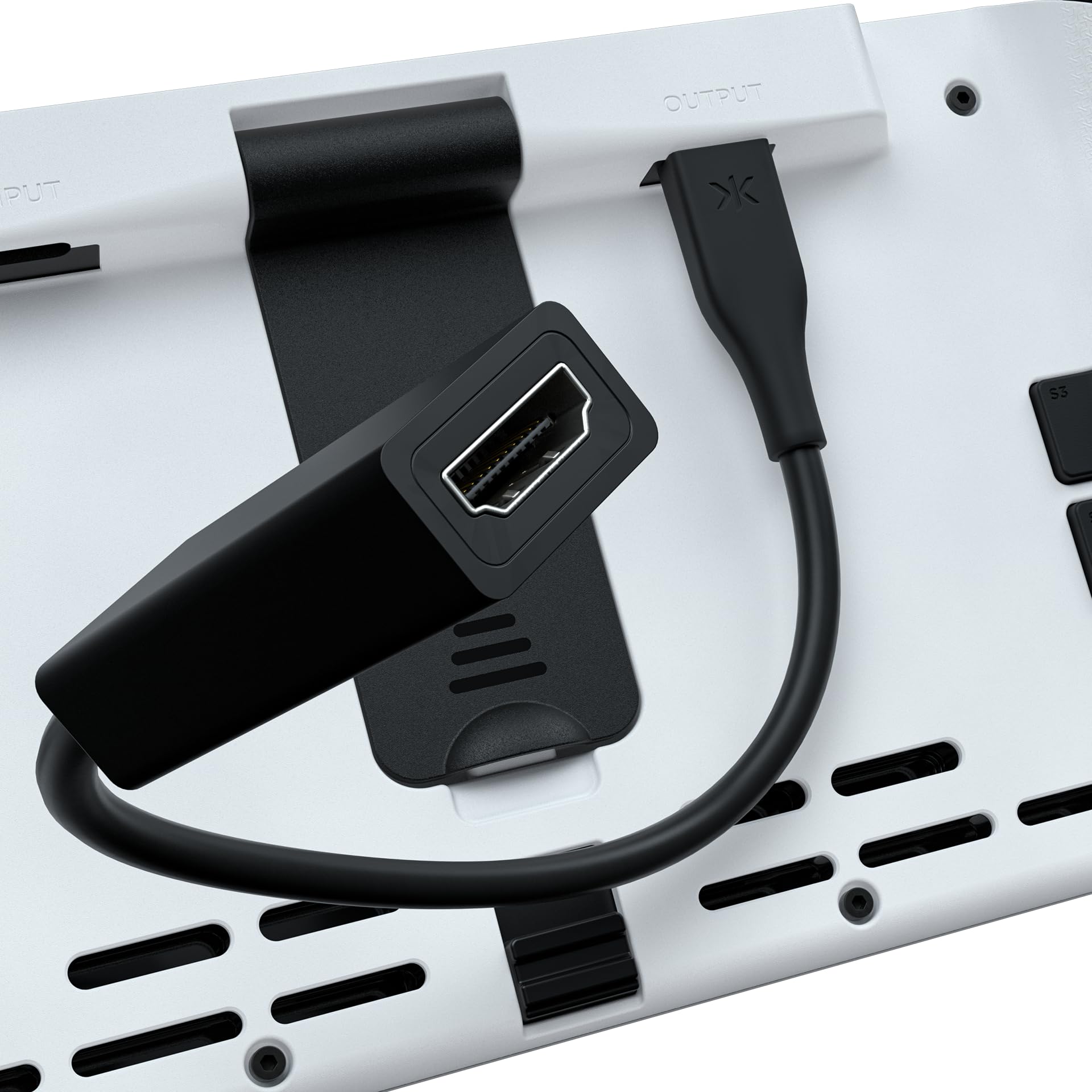 CRKD Nitro Deck+ Pro Controller Nintendo Switch OLED Clear White Edition