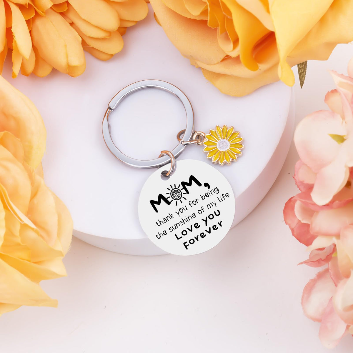 Haukea HDAD0102-A Sunflower Keychain for Mom