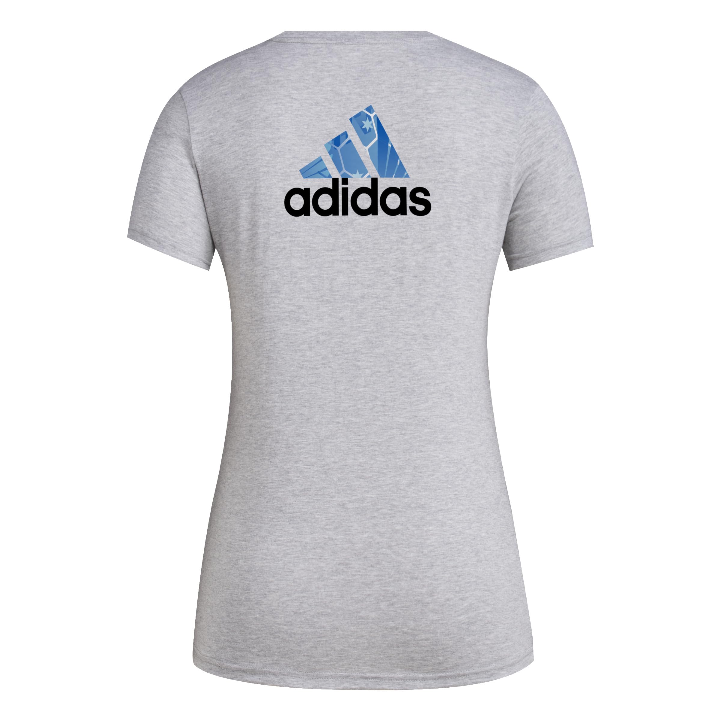 adidas Minnesota United FC Womens Local Pop Pre-game T-shirt Grey Heather Size S