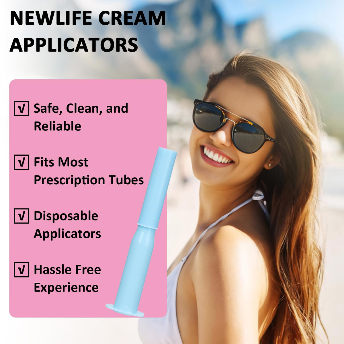 SISUYUEE 3g Disposable Vaginal Cream Applicators, Universal Empty Round Tube for Gynecological Gel, Liquid, Cream, Capsule Powder, 12pcs