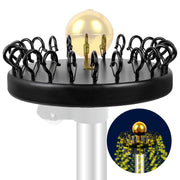 Tryly Christmas Tree Flag Pole Mega Topper Light Hook Kit Large Black