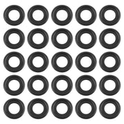 leechio 25 PCS Automotive Oil Drain Plug Gasket M14 Rubber Seal Black