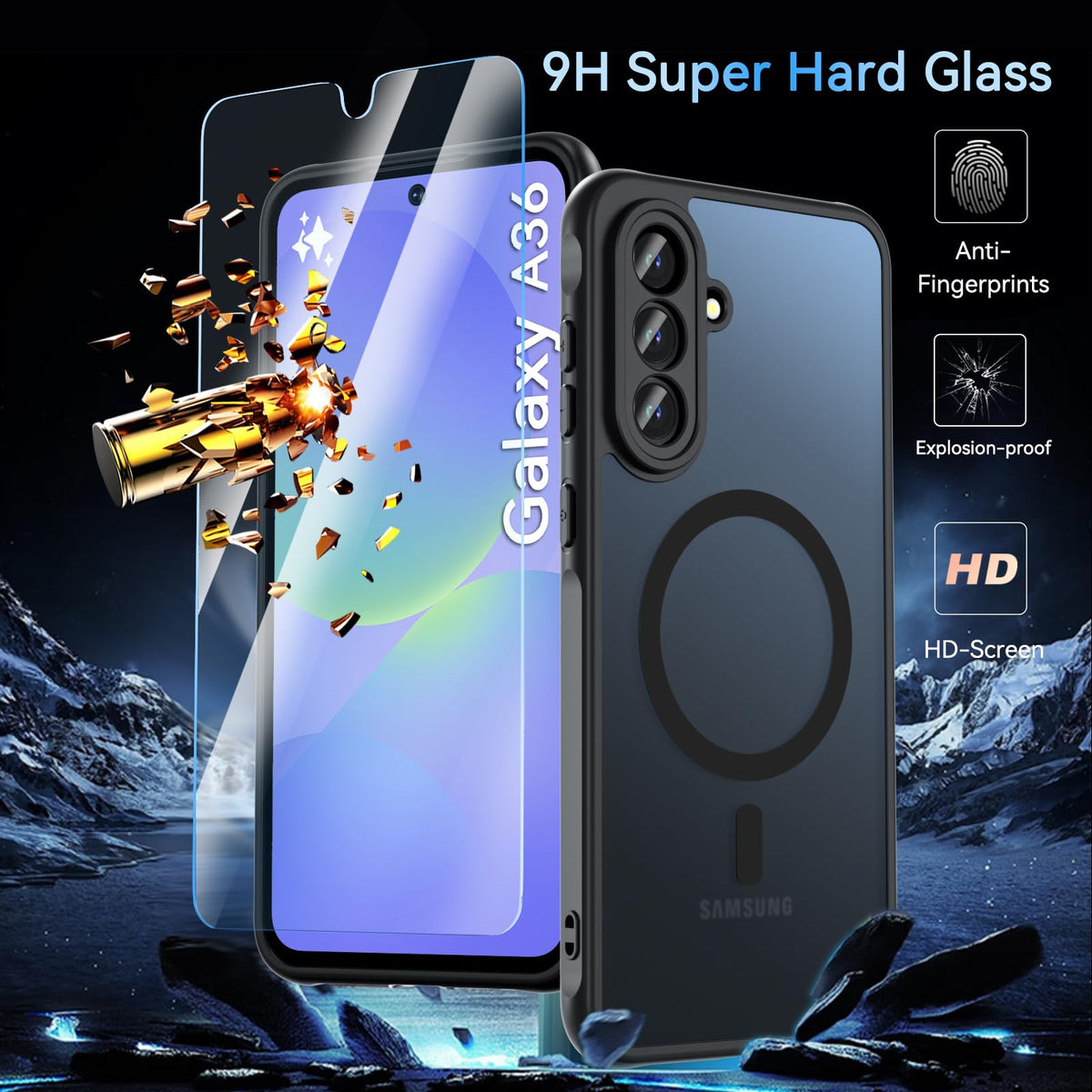 Fin2feel Magnetic Phone Case for Samsung Galaxy A36