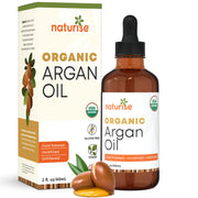 Naturise Organic Argan Oil Hair & Skin Cold Pressed Pure Morocco 2 fl oz