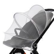 DUSHARKFUN Baby Mosquito Net Double Zipper Bassinet Stroller Cover White