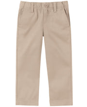 Nautica Boys School Uniform Flat Front Twill Pant Pull-On Khaki Size 3T