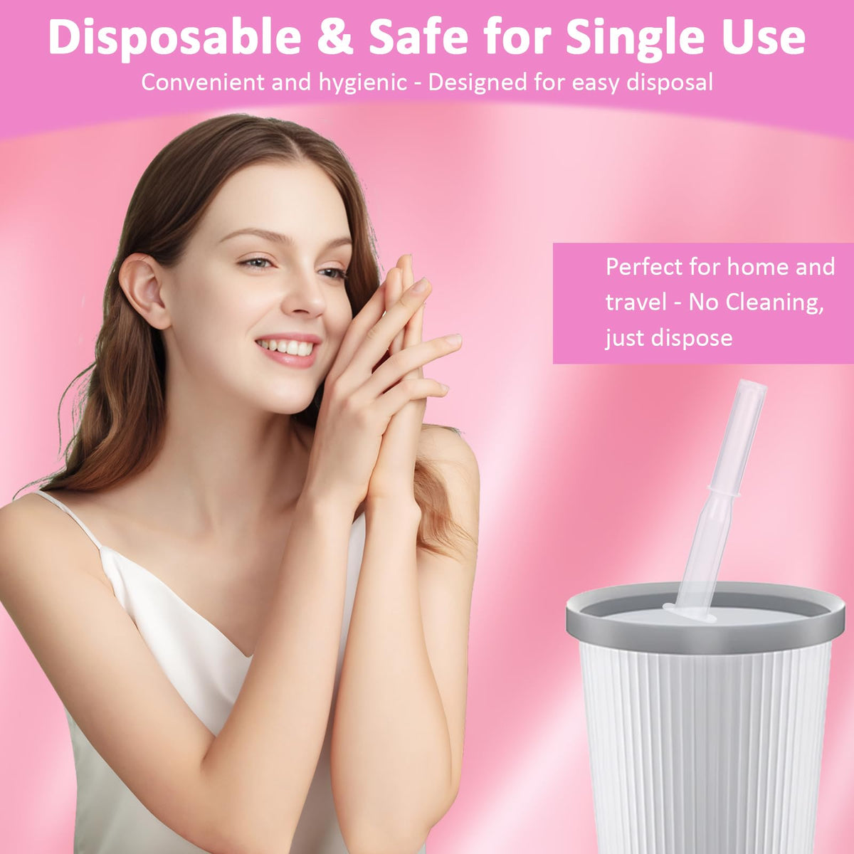 SISUYUEE 3g Disposable Vaginal Cream Applicators, Universal Empty Round Tube for Gynecological Gel, Liquid, Cream, Capsule Powder, 12pcs