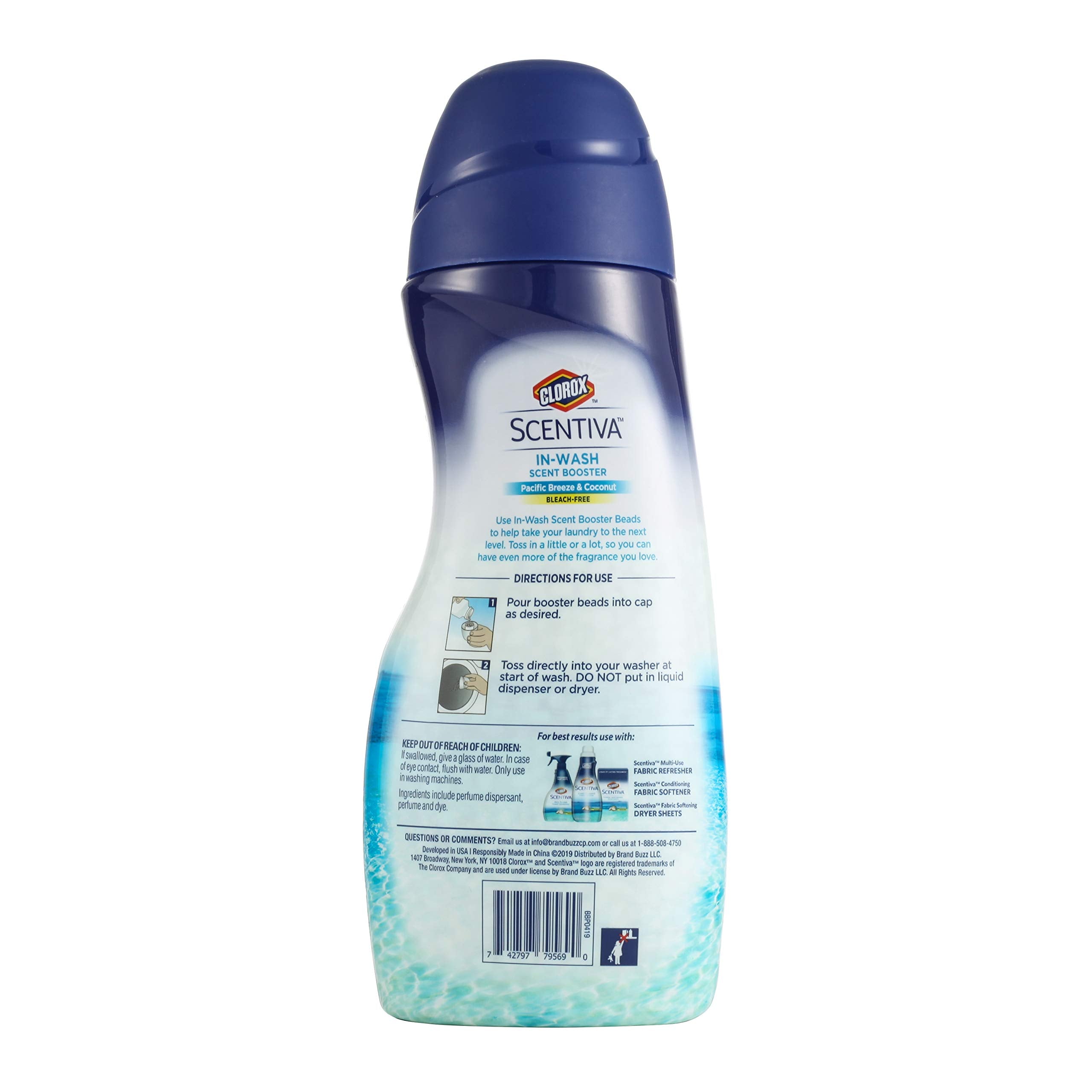 Clorox Scentiva Laundry Freshener Beads Pacific Breeze & Coconut 9.7oz