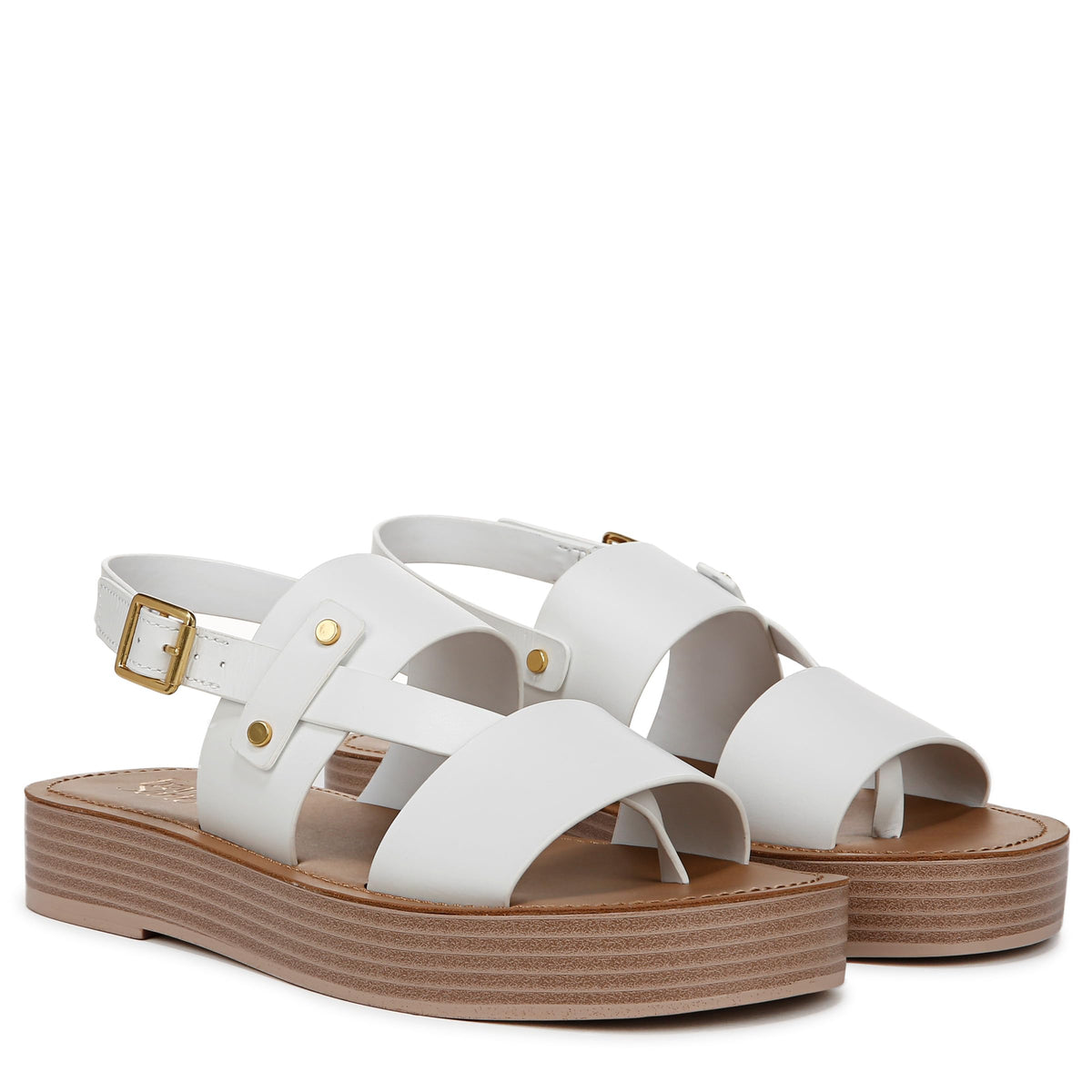 Franco Sarto Womens Genova Sandal Bright White 7 M