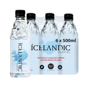 BestBy09/27 Icelandic Glacial Natural Spring Alkaline Water 500ml 6 Pack