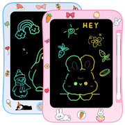 Genialba 2 Pack LCD Writing Tablet Kids Colorful Screen Pink & Blue