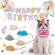 DFQ Pink Cat Birthday Party Kit