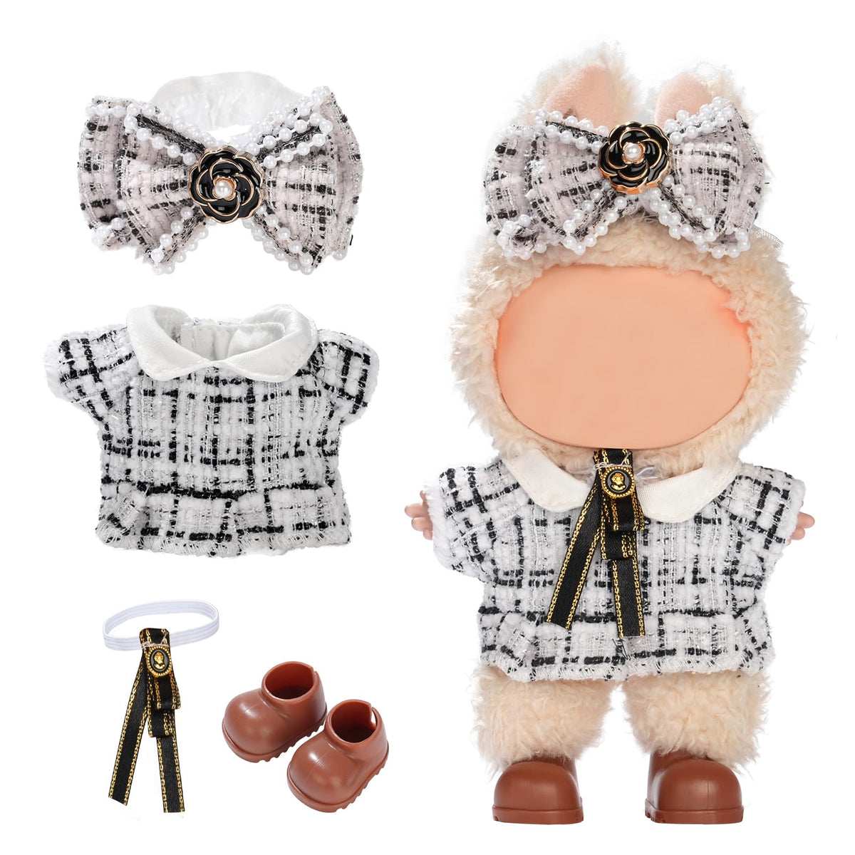IGINOA Cute Clothes for Doll Design Outfit Blind Mystery Box Accessories Mini La
