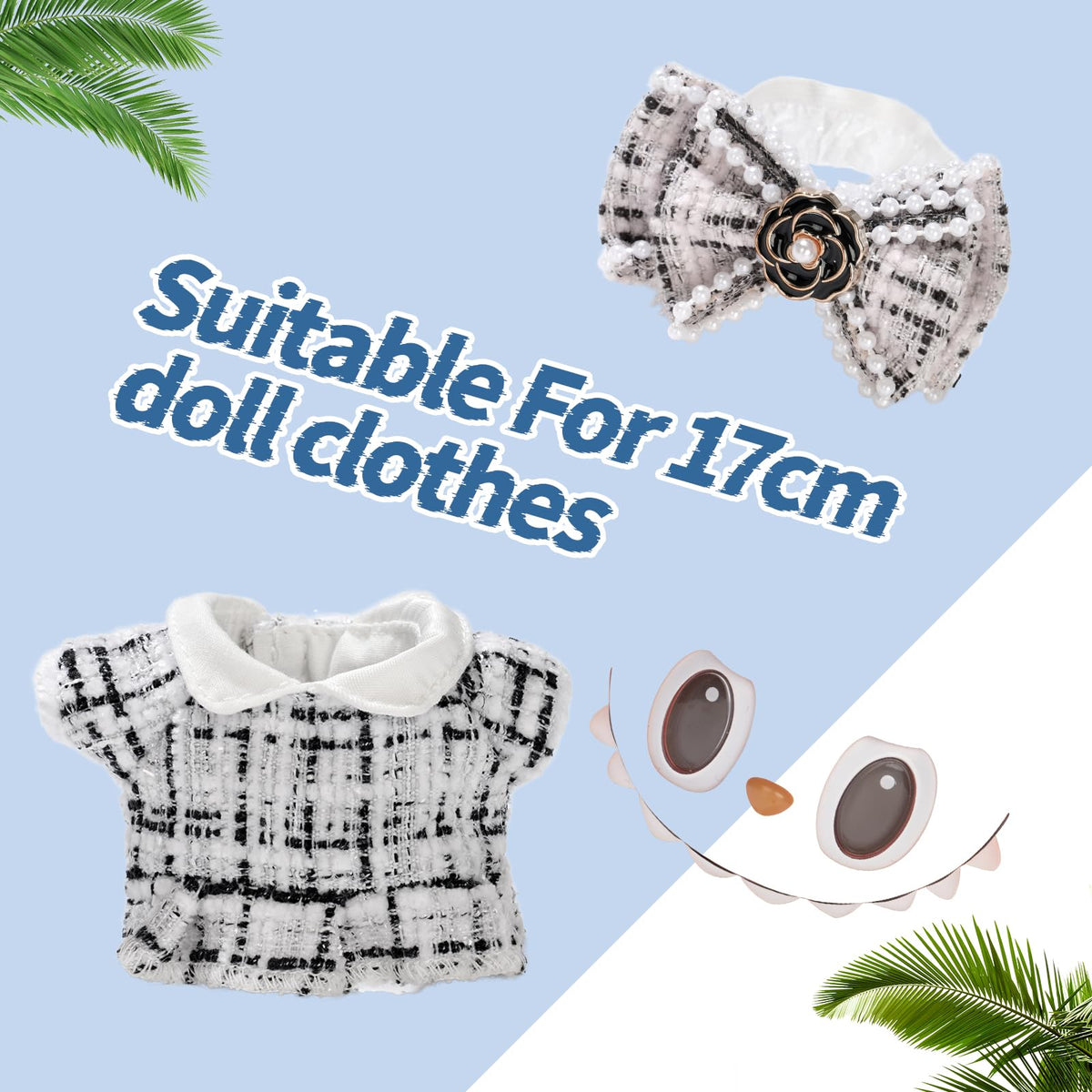 IGINOA Cute Clothes for Doll Design Outfit Blind Mystery Box Accessories Mini La