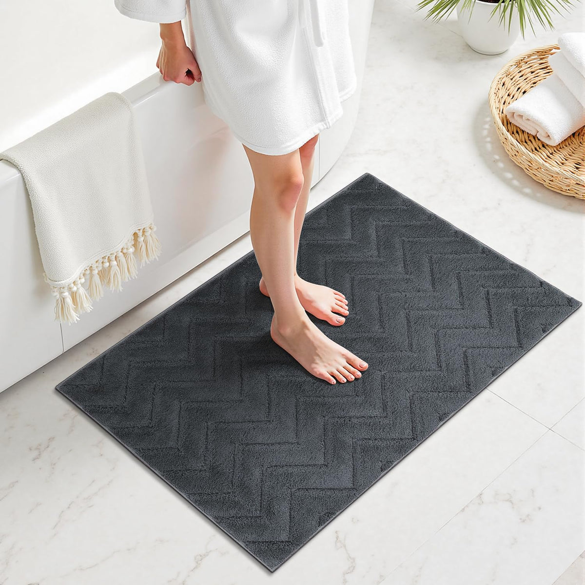 Stiio Bathroom Rugs, Bath Mats for Bathroom, Extra Soft and Water Absorbent, Non