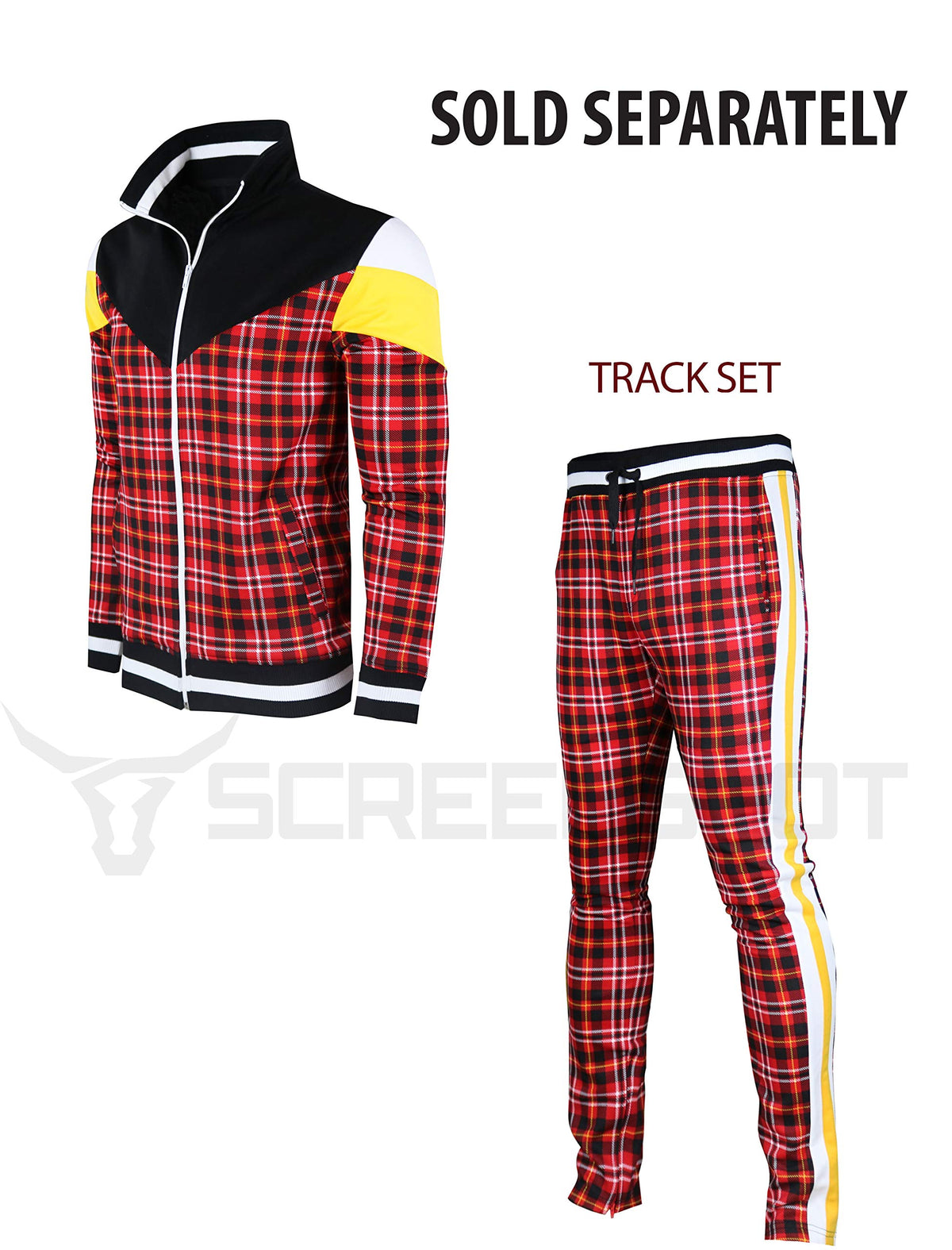 SCREENSHOT SCREENSHOTBRAND-F11957 Mens Urban Hip Hop Premium Track Jacket - Slim