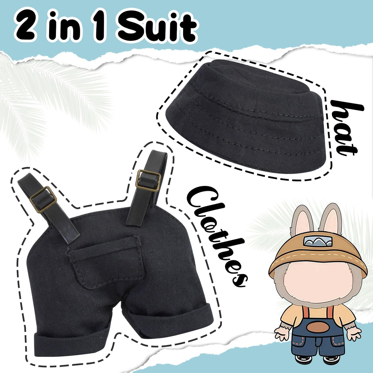 IGINOA Cute Clothes with Doll Design Outfit Blind Mystery Box Accessories Mini