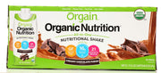 BestBy07/26 ORGAIN Organic Creamy Chocolate Fudge Shake 11oz 12 Pack