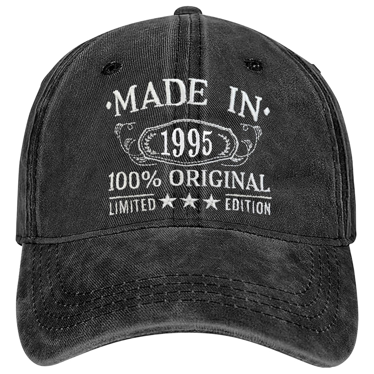 Vintage Made in 1995 Limited Edition Birthday Gifts for Him Her,Adjustable Embroidered Baseball Cap 100% Cotton