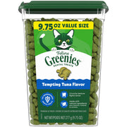 Greenies Cat Treats Adult Natural Dental Tuna Flavor 9.75 oz Tub BEST BY.02/2026