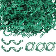 7Queen 250PK Plant Support Clips Tomato Grape Vine Green Plastic Clips