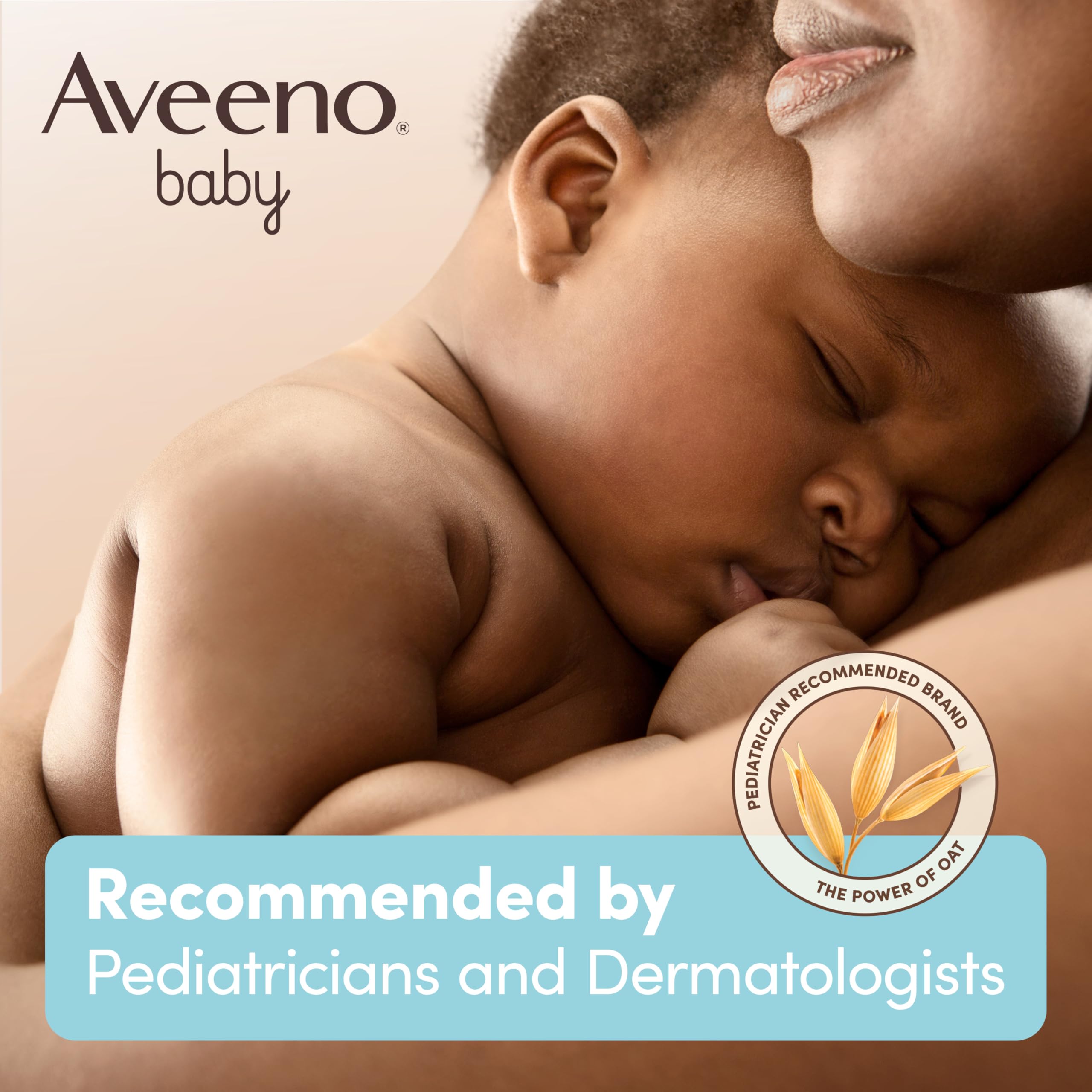 Aveeno Baby Daily Care Gift Set Oat Extract Prebiotic 2 Pack Lotion & Wash