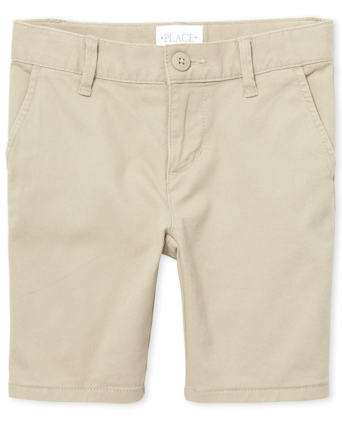 The Children's Place girls Chino Shorts, Sandy Single, 5 Slim US