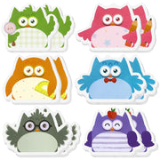HoiSumma 12 Pcs Owl Sticky Notes Self-Adhesive Memo Pads 360 Sheets