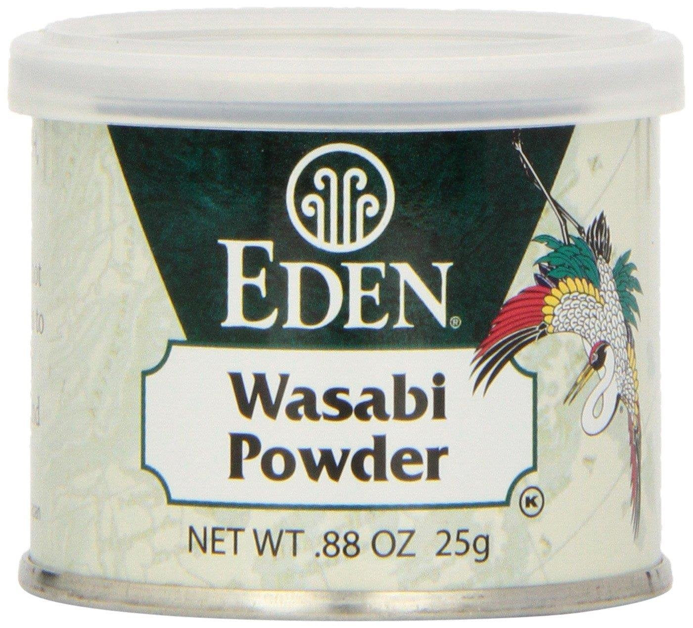 Eden Wasabi Powder 0.88oz Tin Pack of 6