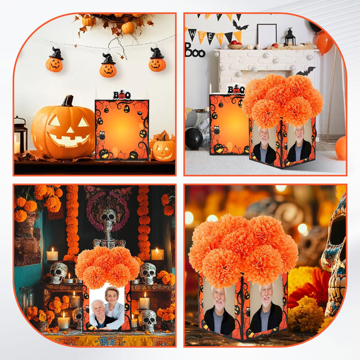 Kuabiz 6-Piece Halloween Photo Booth Decorations
