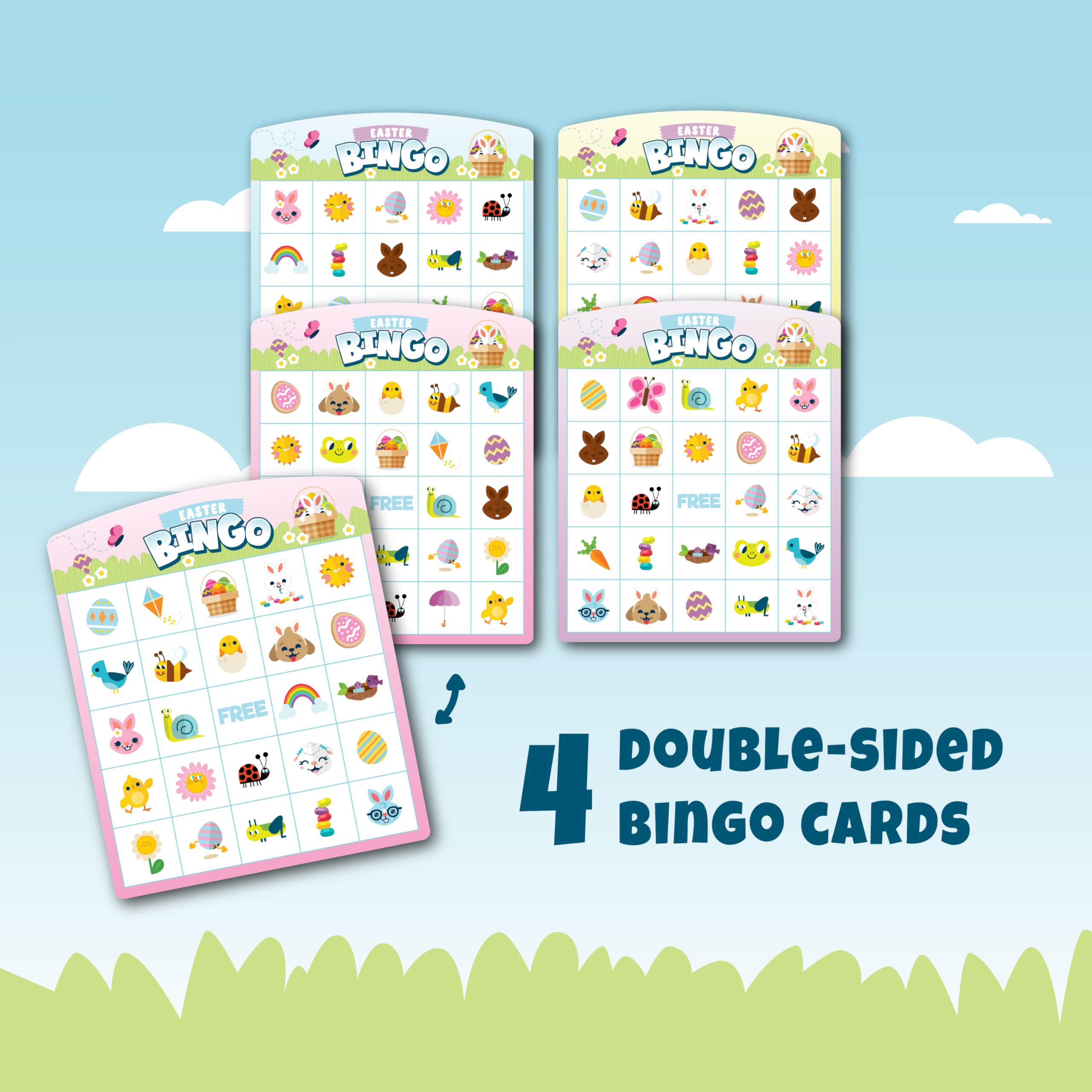 Chuckle & Roar Easter Bingo Family Game Spring Theme Ages 3+