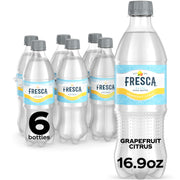BestBy12/25 Fresca Citrus Soda Soft Drink 16.9oz Bottles 6 Pack