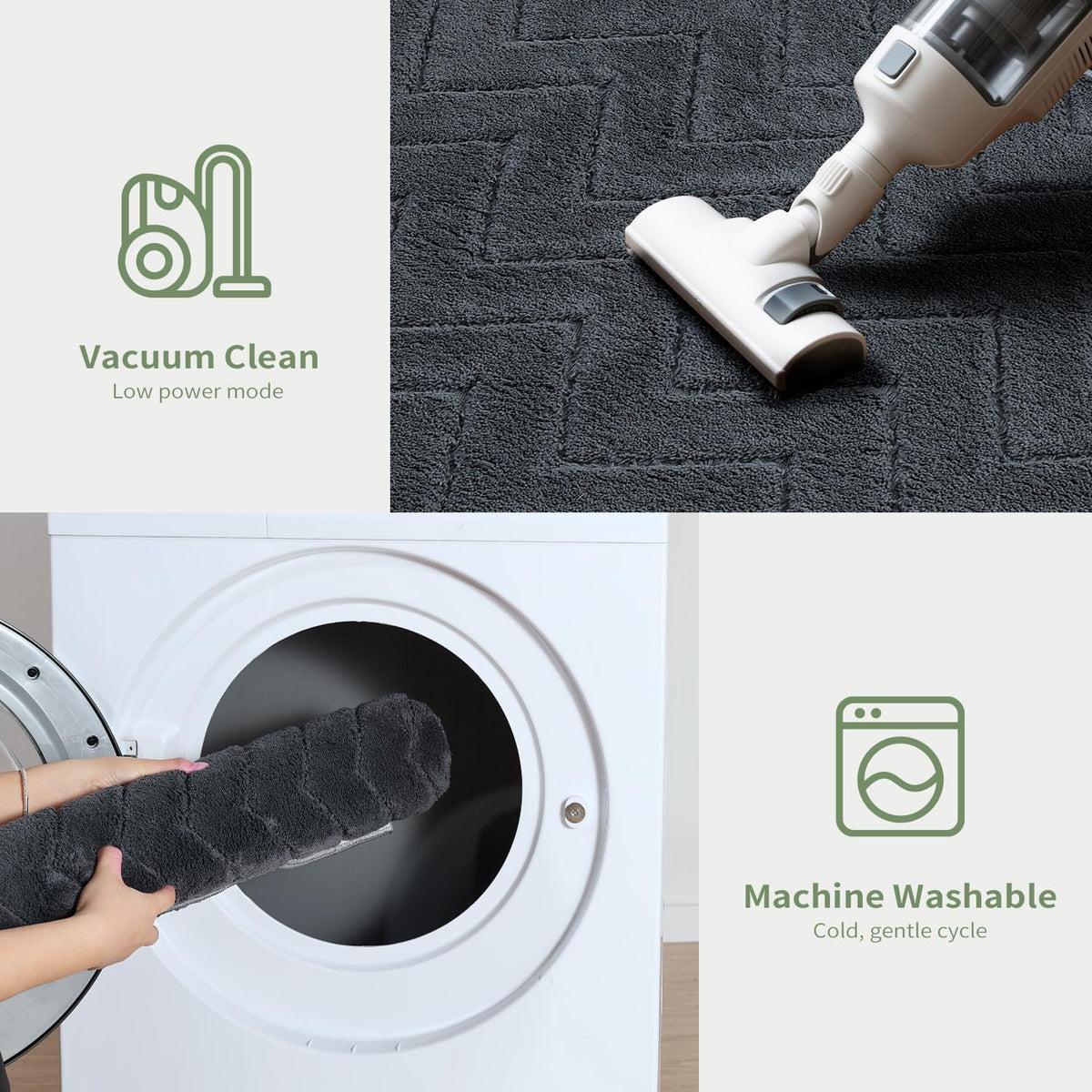 Stiio Bathroom Rugs, Bath Mats for Bathroom, Extra Soft and Water Absorbent, Non