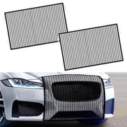 Downhill Front Hood Grille Protection Mesh 2PCS 41.33x31.49in Black