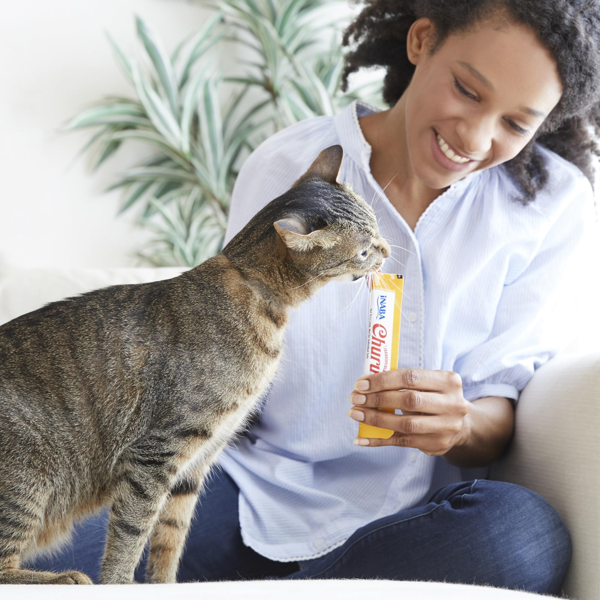 BestBy01/27 INABA Churu Grain-Free Tuna Cat Treats Creamy Purée 60 Servings