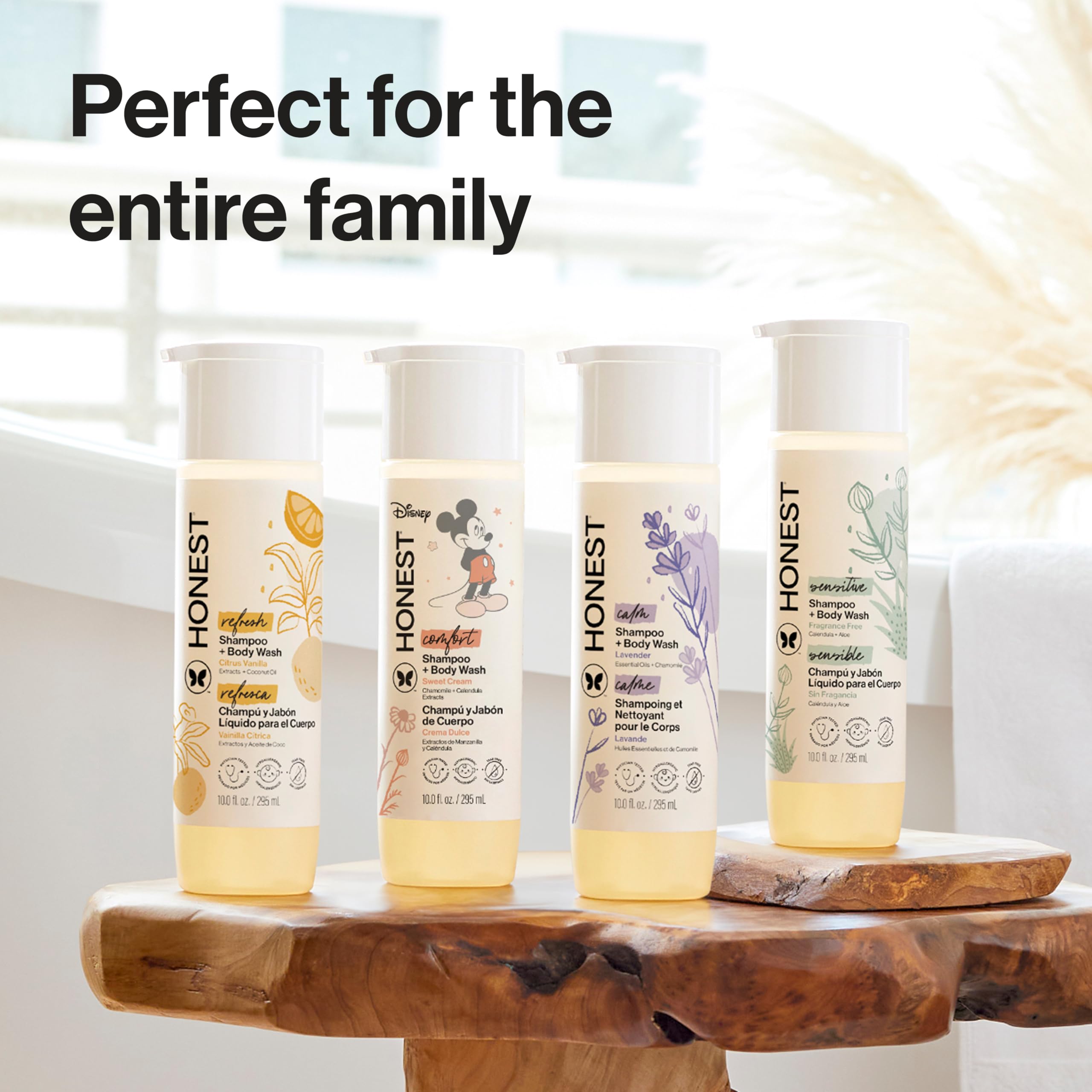 The Honest Company 2-in-1 Baby Shampoo & Body Wash Fragrance-Free 10 fl oz