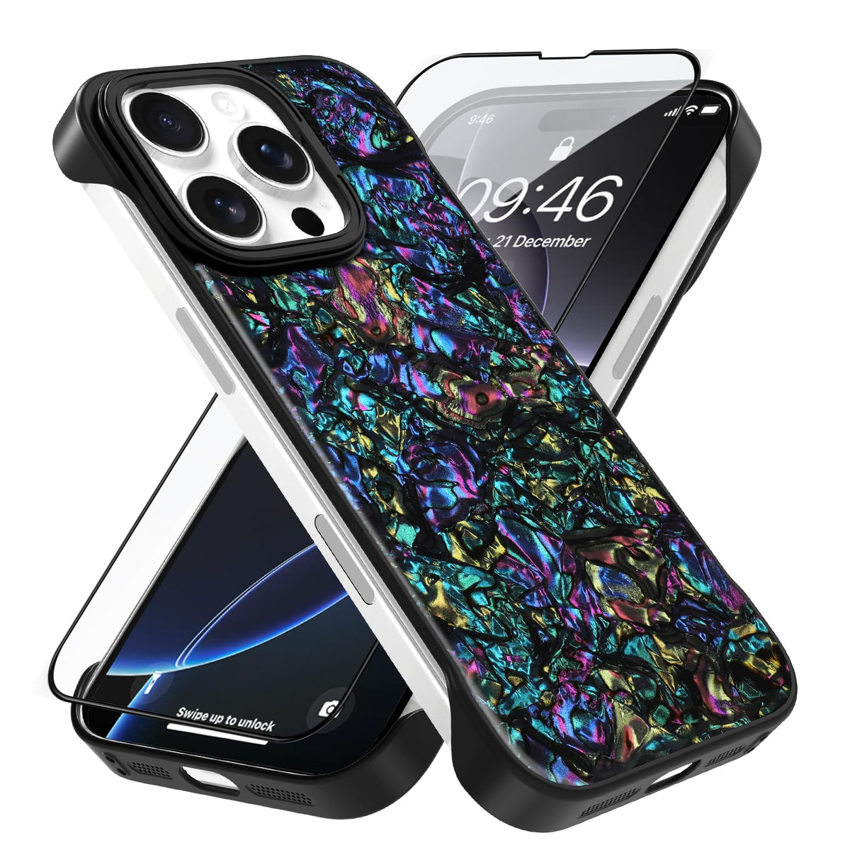 AIGOMARA Abalone Pattern Smartphone Case Cover