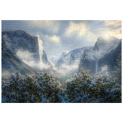 Artinhand Yosemite Snow Storm 300 Pieces Wooden Jigsaw Puzzle Gift