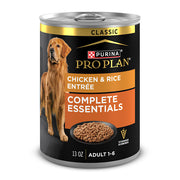 Purina Pro Plan Wet Dog Food Chicken & Rice 13oz Cans 12 Pack