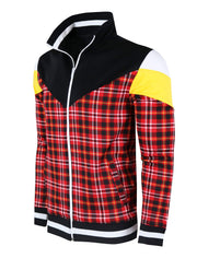 SCREENSHOT SCREENSHOTBRAND-F11957 Mens Urban Hip Hop Premium Track Jacket - Slim