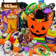RBONIGHT 463PCS Halloween Party Favors Bulk Kids Gift Orange Color