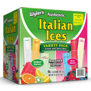 BestBy07/27 Wyler's Authentic Italian Ice Fat Free Freezer Bars 96ct 2oz