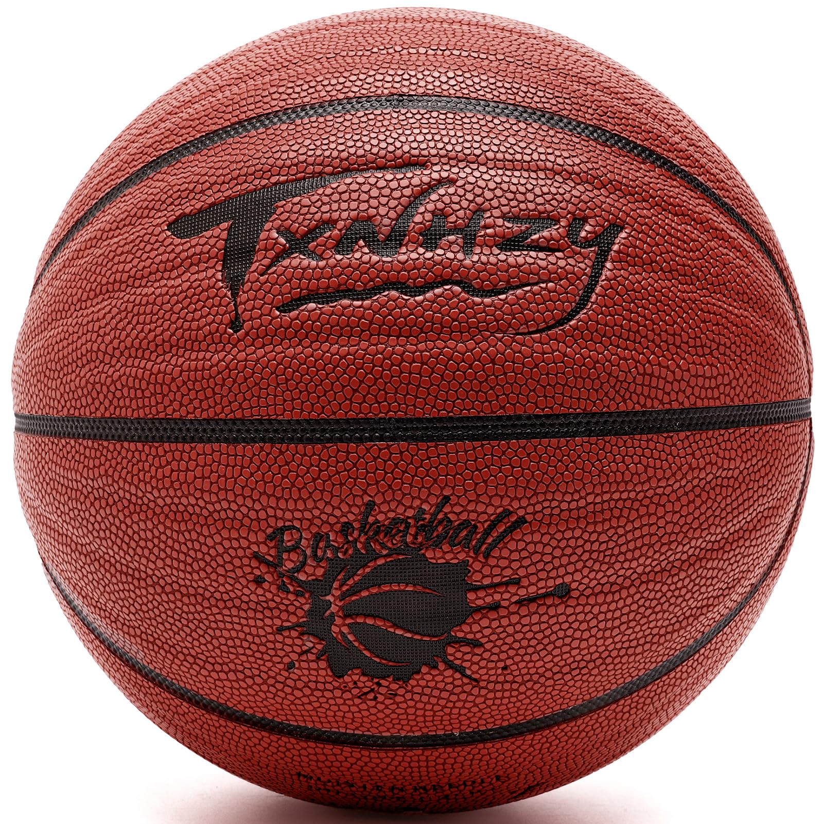 TXNHZY Basketball Outdoor Indoor Durable PU Nylon Brown Size 7 29.5