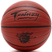 TXNHZY Basketball Outdoor Indoor Durable PU Nylon Brown Size 7 29.5