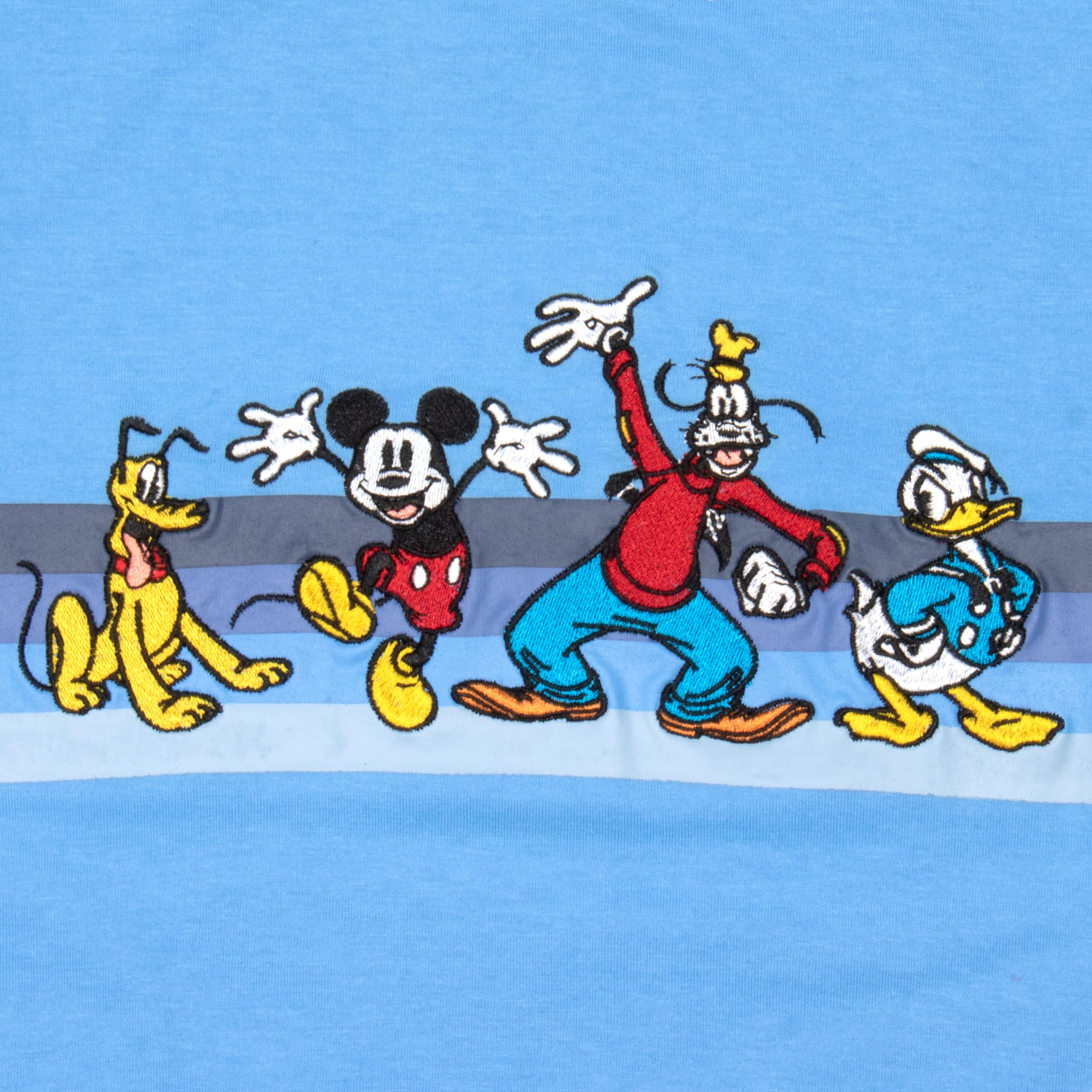 Disney Mickey Mouse Boys 2 Pack T Shirt Short Sleeve Kids Size 4 Blue Grey