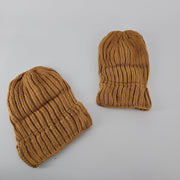 NPQQUAN 2-Pack Knit Winter Beanie Hats for Men and Women, Khaki